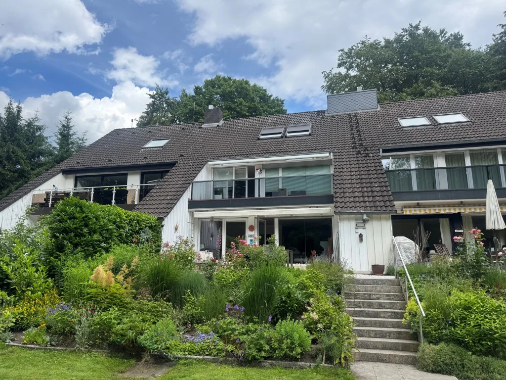 Rückansicht des Hauses