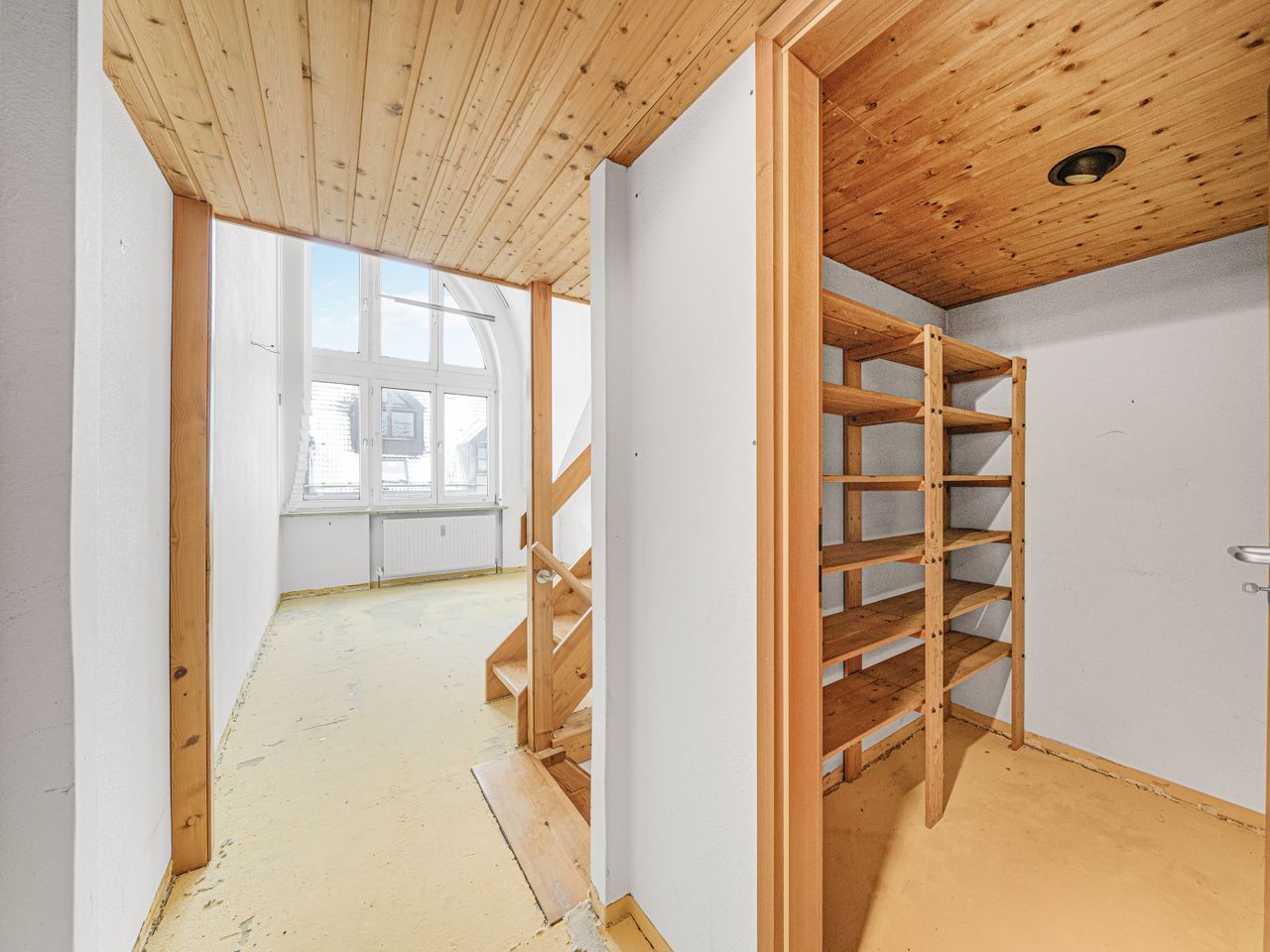 Garderobe im 5. Obergeschoss