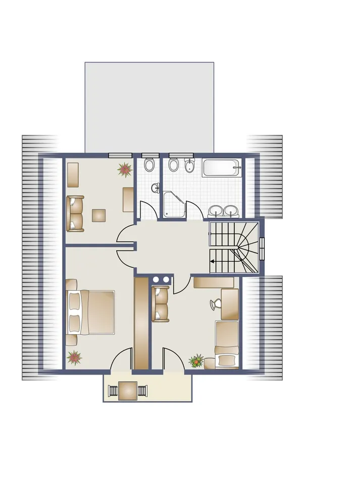 Dachgeschoss unverbindl. Illustration