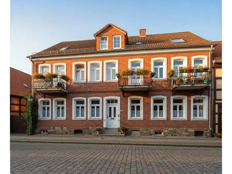 Historisches Wohnhaus im Ortskern (KI-Visualisierung)
