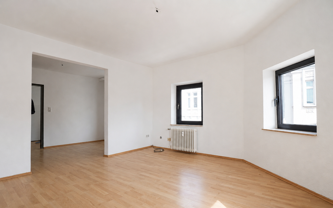 Ca. 80m² große 3-Zimmer-Wohnung mit offenem Wohn-/ Essbereich und Tageslichtbad
