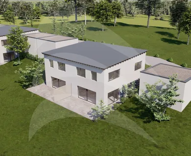 KfW40 Neubau: Nähe Passau gehobene Doppelhaushälfte mit viel Platz in Neukirchen am Inn