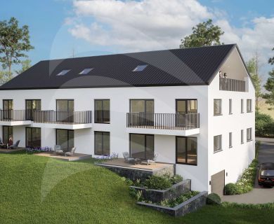 KFW40-QNG & unverbaubare Südlage: 3-Zimmer-Neubauwohnung mit Balkon