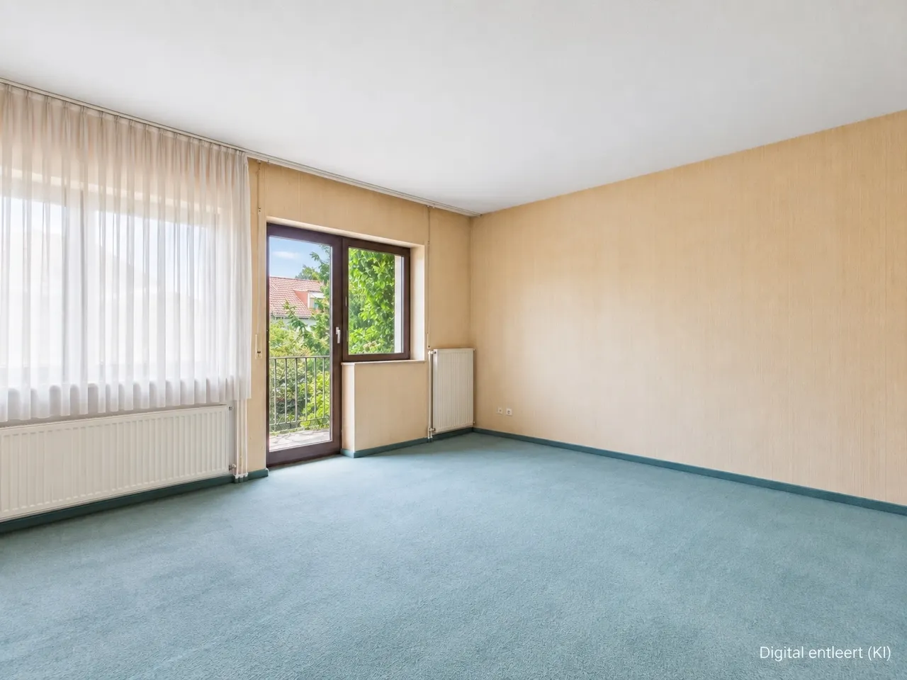 Schlafzimmer (digital entleert KI)
