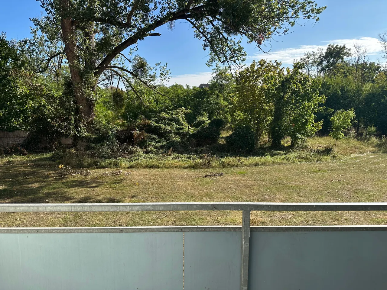 Blick vom Balkon