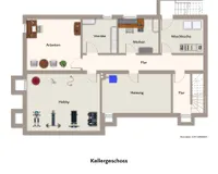 Grundriss: Kellergeschoss