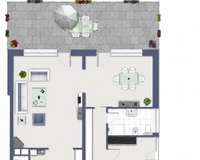 Grundriss 2 Schlafzimmer
