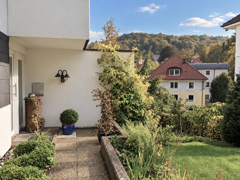 Weg zur eigenen Haustür