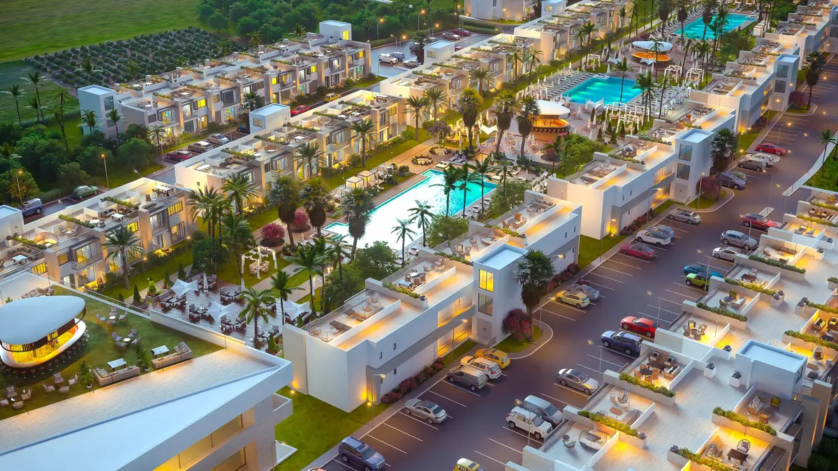Gated Community mit Pool und Sportplätzen · Yeni Boğaziçi · Region Famagusta