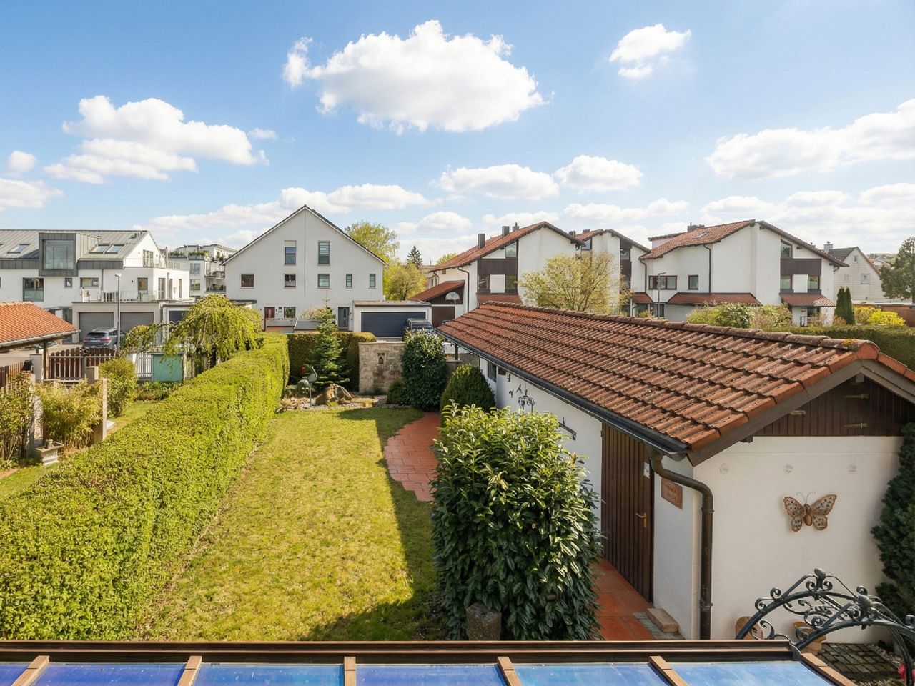 Ausblick in den Garten