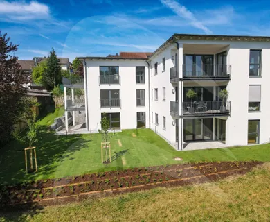 KfW40-QNG Neubau: Hochwertige Terrassen-Wohnung mit Blick ins Grüne – auf Wunsch mit Privatgarten