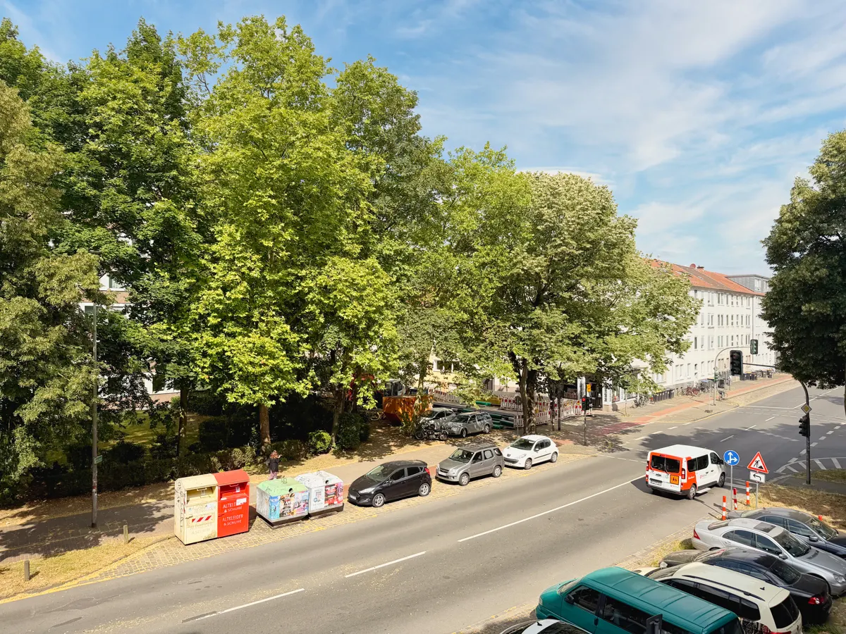 Blick in das grüne Umfeld