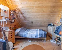 Abgeteilter Schlafraum