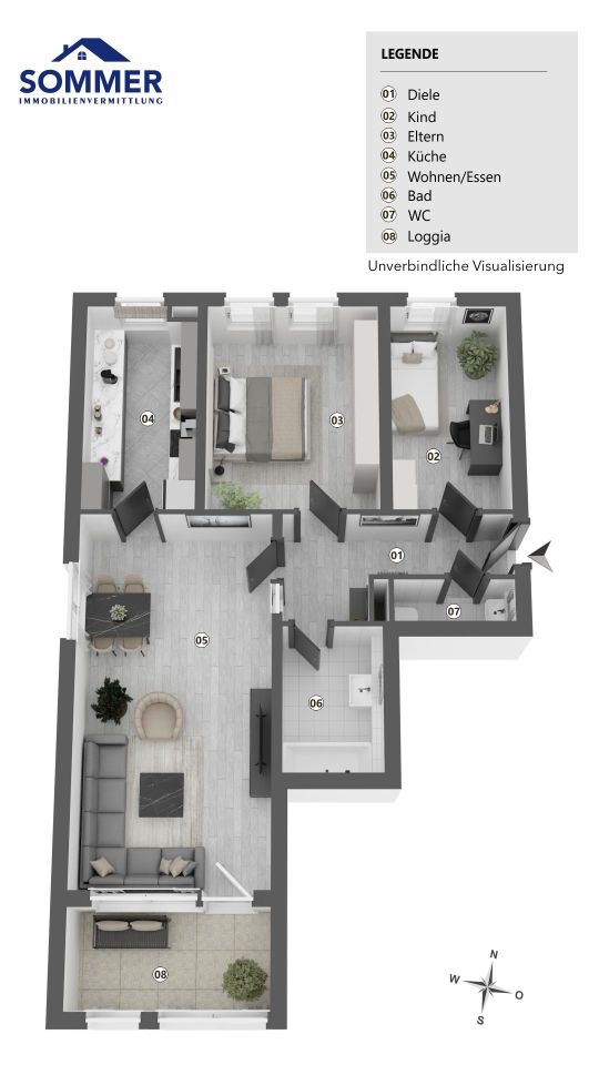 Grundriss (Visualisierung)