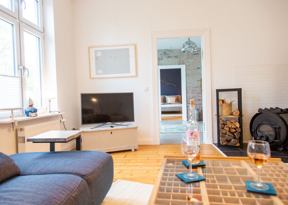 Livingbereich mit Kamin