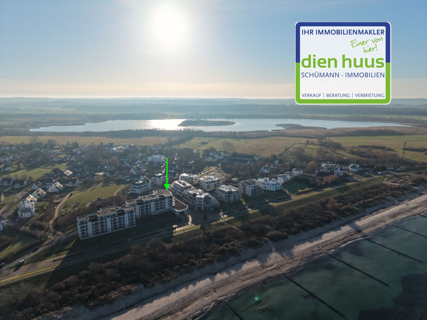 3 Zimmer-Suite mit seitlichem Meerblick in Börgerende