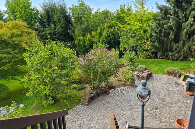 Blick auf die Terrasse