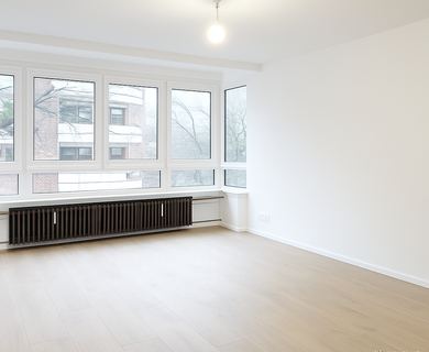 Frisch renoviert. Fertig zum Einziehen: 2 helle Zimmer, KDB und Balkon in toller Lage.