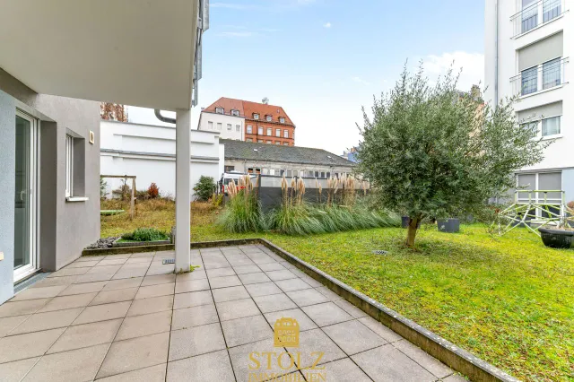 Terrasse und Garten