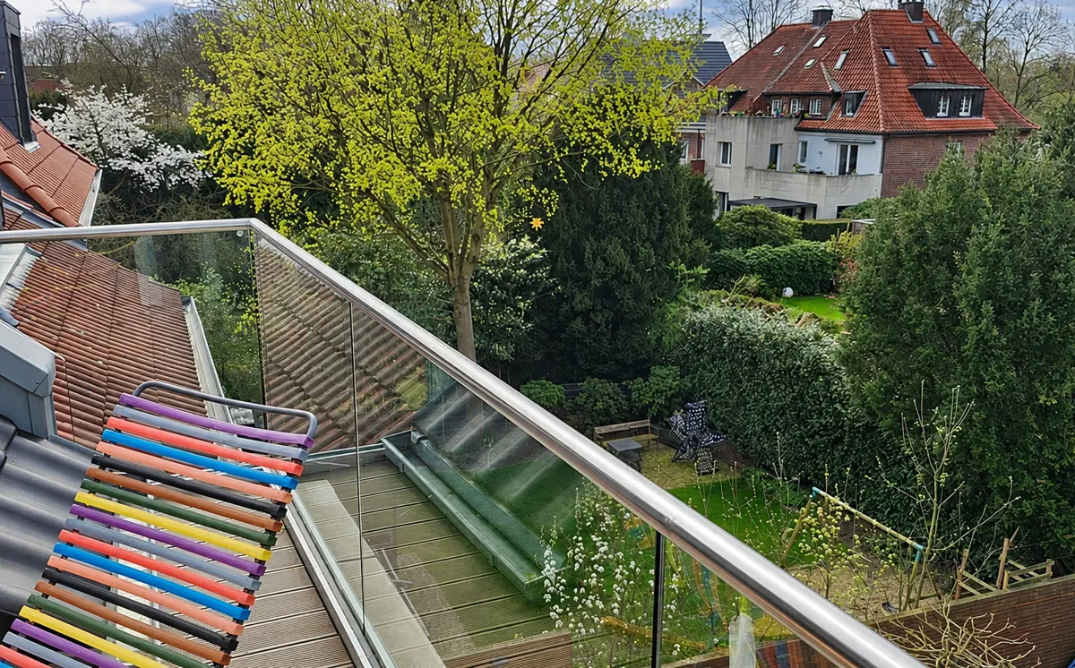 Ausblick von der Dachterrasse