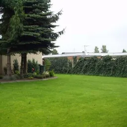 Leben und wohnen auf einer Ebene