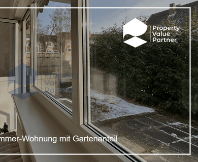 Helle frisch sanierte 3-Zimmer-Wohnung mit Gartenanteil