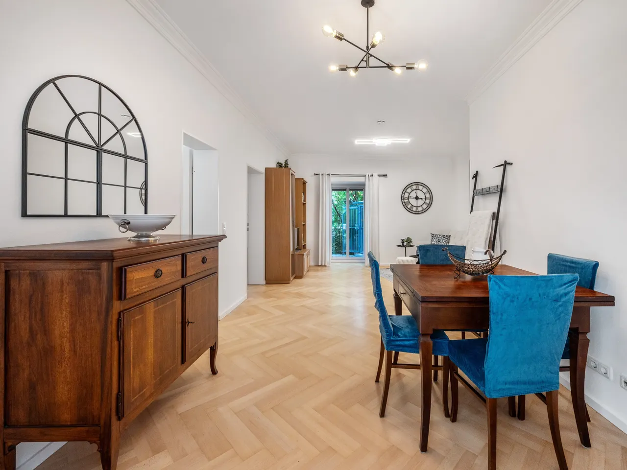 Essplatz im Wohnzimmer