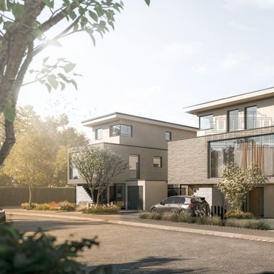 Zuhause für Generationen: Barrierefreies Neubauprojekt als modernes Zweifamilienhaus in Laurensberg