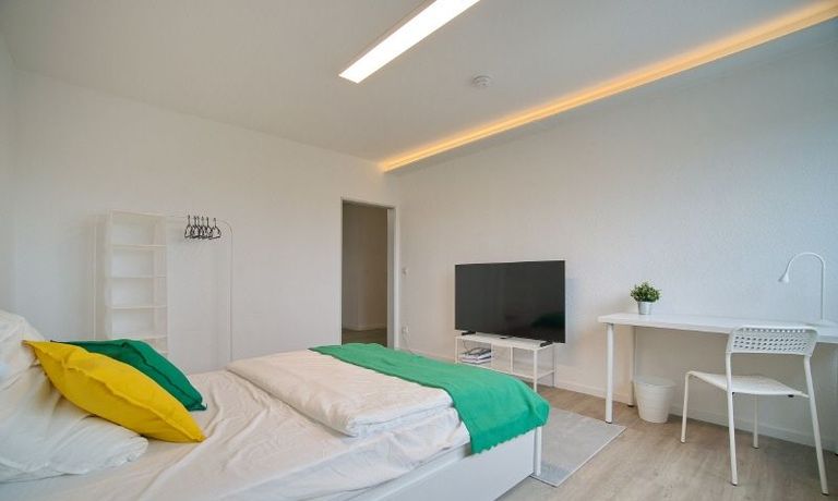 Wohnschlafzimmeransicht