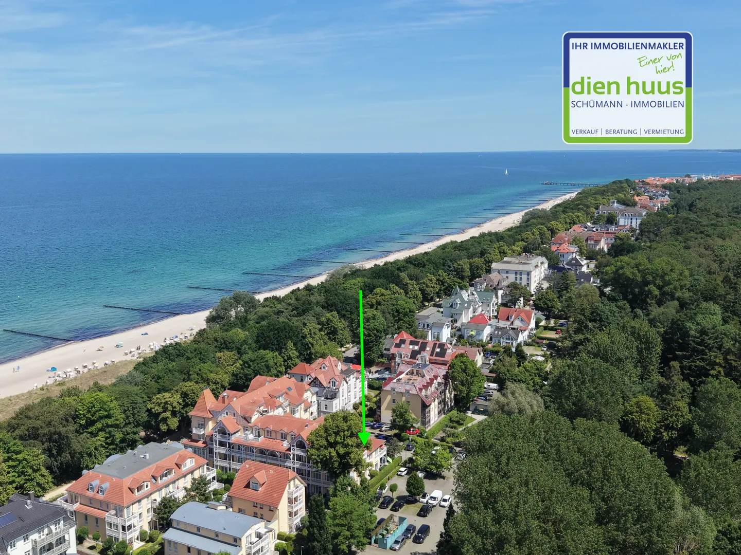 Eigentumswohnung im Dünenschloss in Kühlungsborn mit unmittelbarer Strandnähe