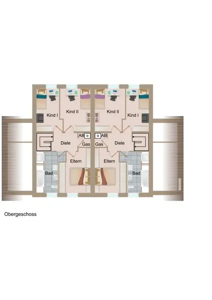 Grundriss Obergeschoss