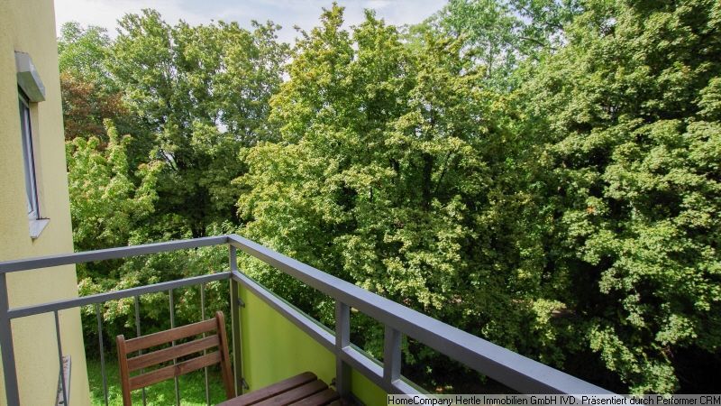 kleiner Balkon Aussicht