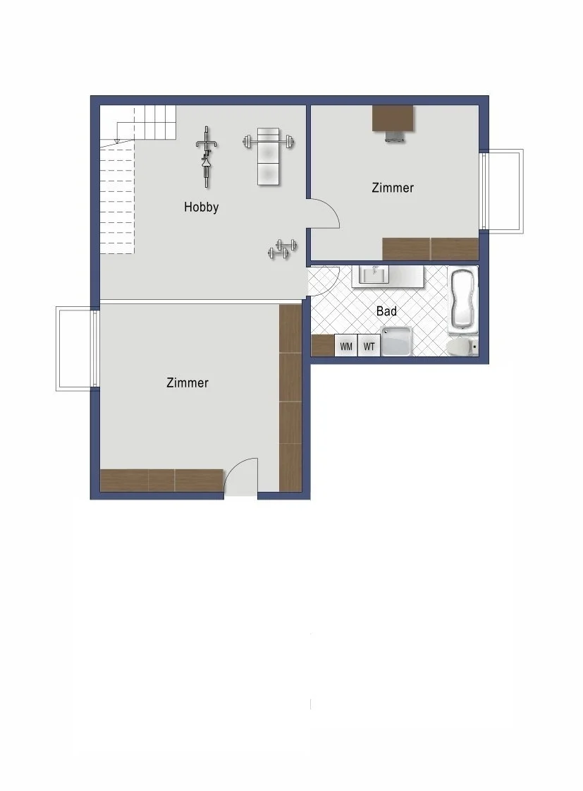 Grundrissplan Untergeschoss