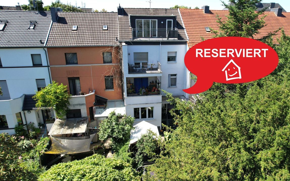 Vermietete 3-Zimmerwohnung mit großem Garten und Balkon in Leverkusen-Opladen!