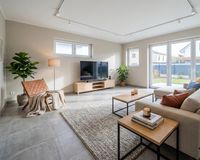 Wohnzimmer KI generiert