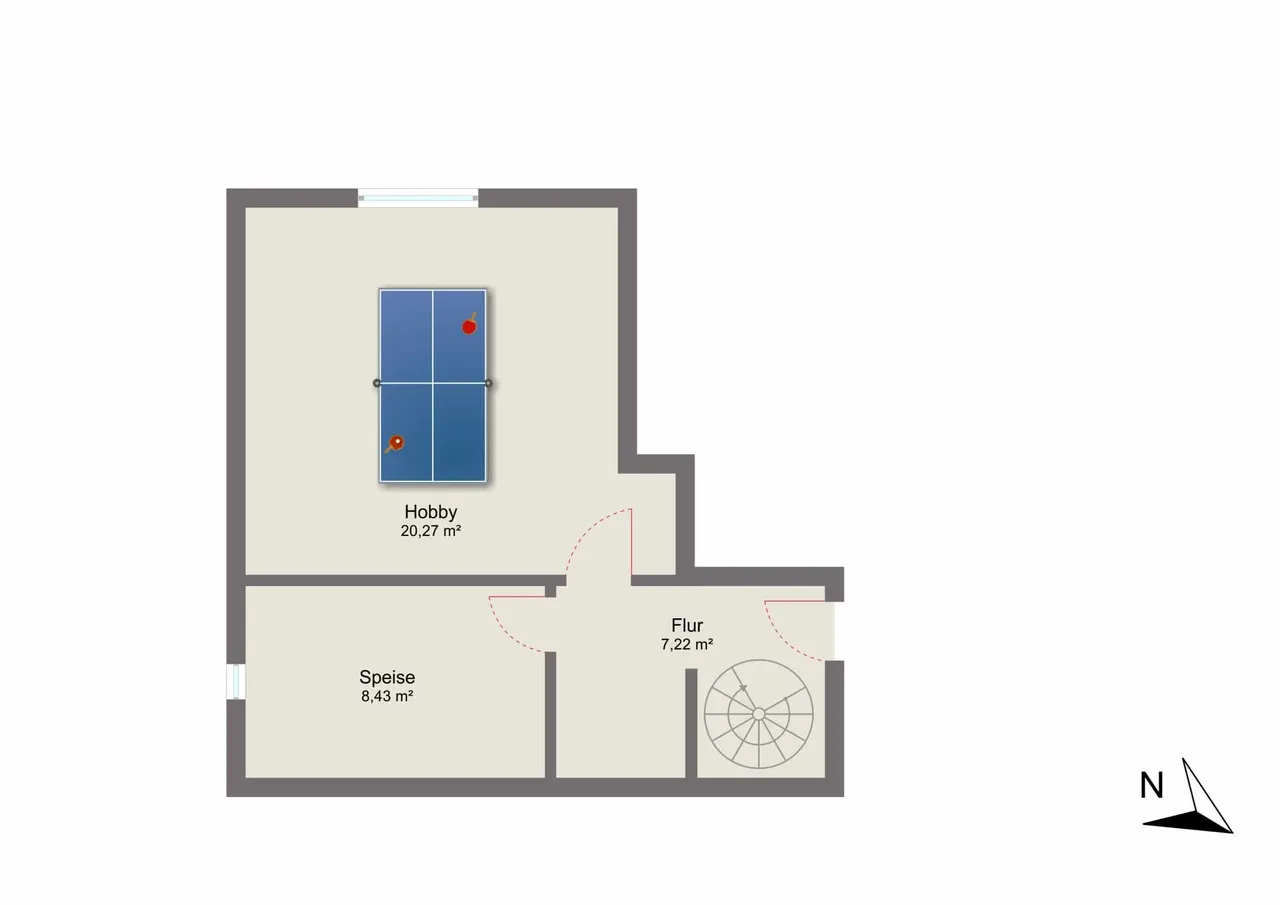 Grundriss Untergeschoss
