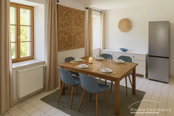 Möbliert/Furnished 3-Zimmer Wohnung mit Balkon in Dresden-Naußlitz max. 4 Personen