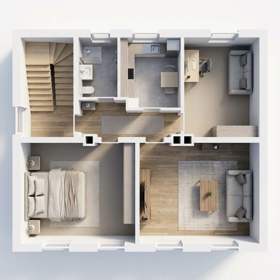 Grundriss OG Vorderhaus
