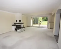 offener Kamin im Wohnbereich