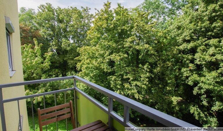 kleiner Balkon Aussicht