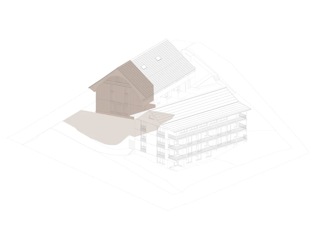 Axonometrie Haus A