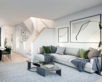 Es handelt sich um unverbindliche Illustrationen mit Sonderausstattungen. Die Bauausführung erfolgt durch das Bauunternehmen