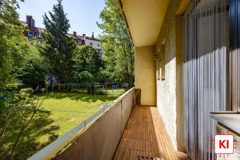 KI-generiert: Balkon