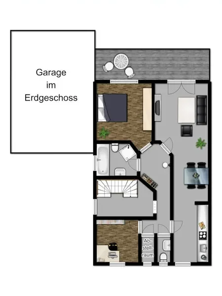 Grundriss Obergeschoss