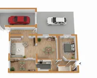 Grundriss Erdgeschoss (nicht maßstabsgetreu)