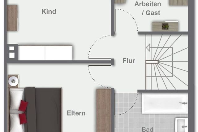 Grundriss Obergeschoss