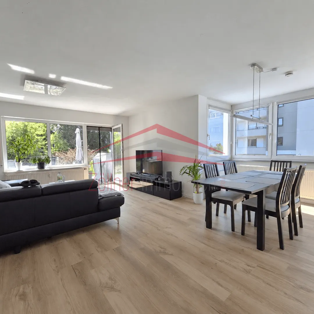 Großzügige 3-Zimmer-Erdgeschosswohnung mit Terrasse, Balkon und kleiner Gartenfläche in Aalen