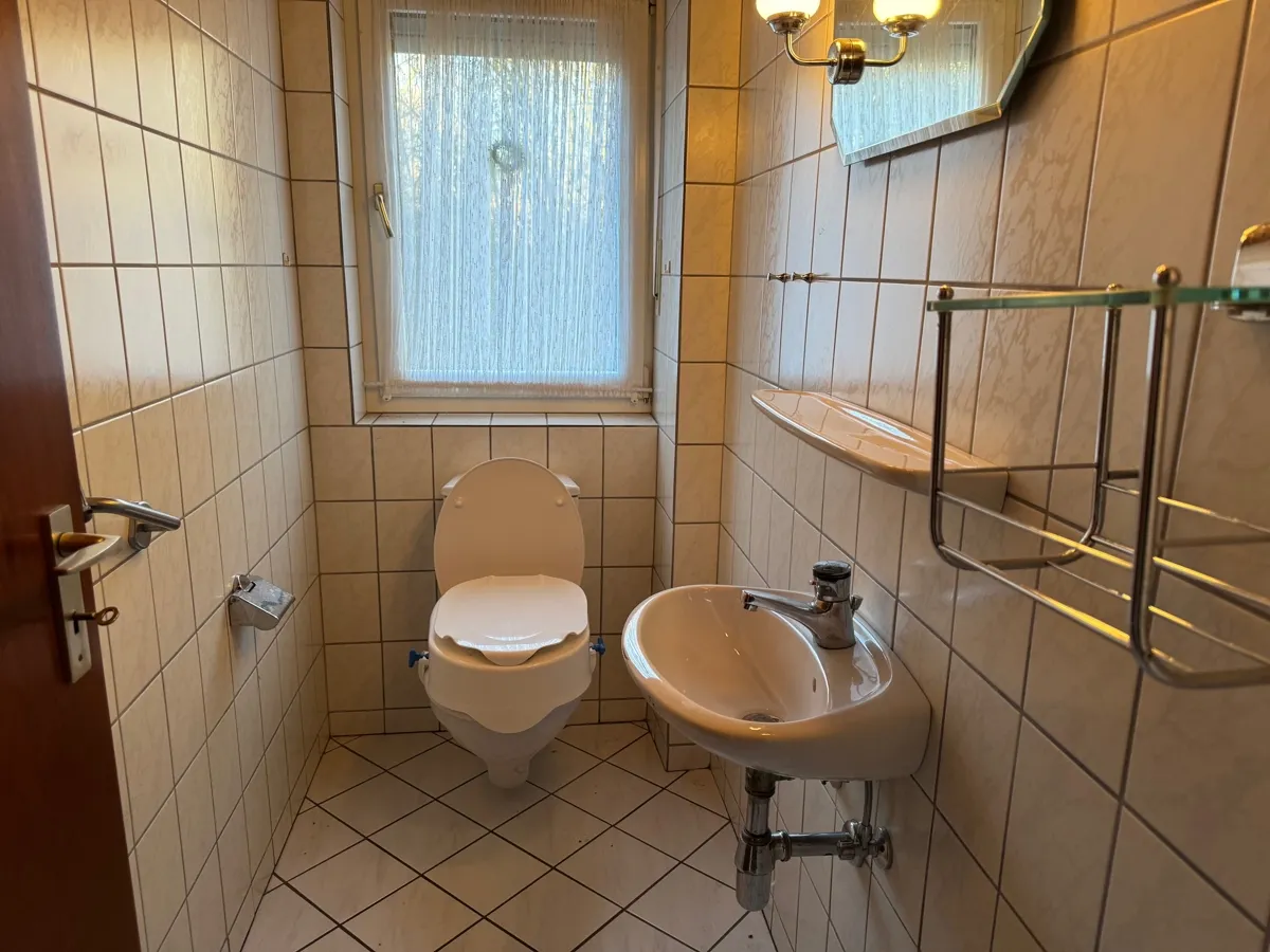Das Gäste-WC im EG