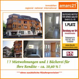 TOP RENDITE  ! Voll vermietetes MFH mit Bäckerei in DU- Dellviertel !!