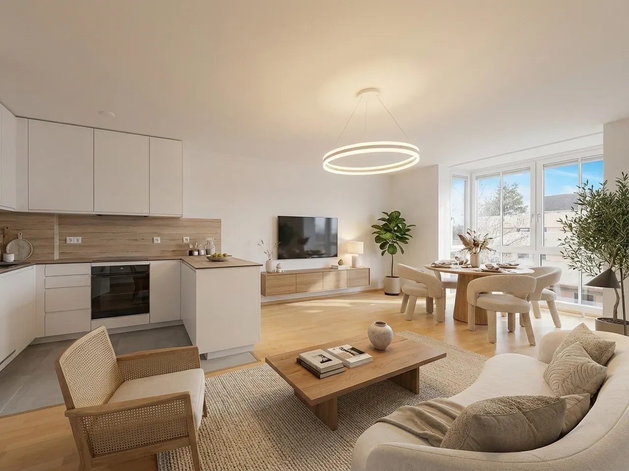 Visualisierung Wohnzimmer